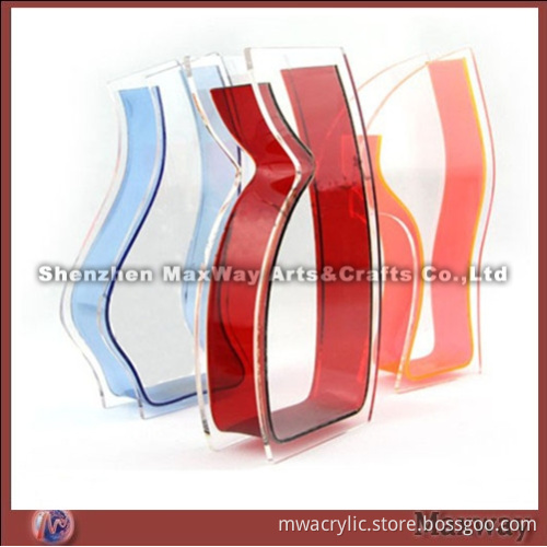 Clear modern ingenious acrylic/plexiglass vase/flower vase